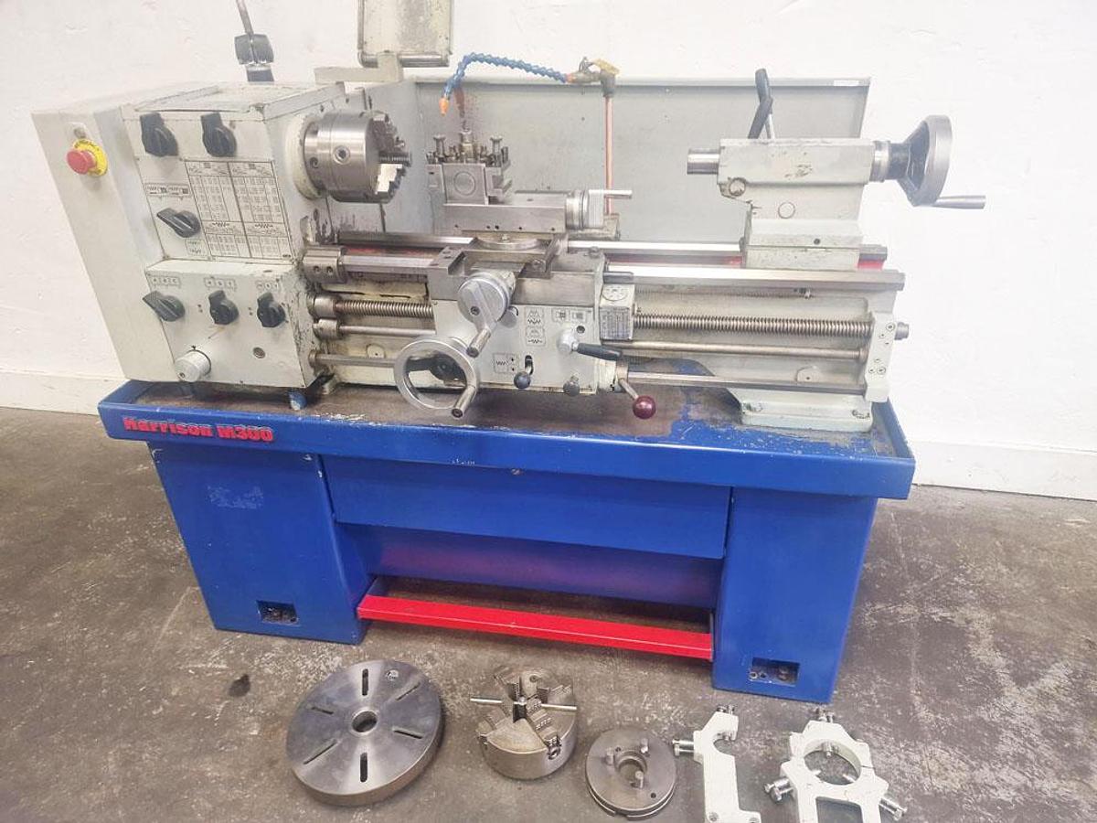 Used HARRISON M300 13" x 25" GAP BED CENTRE LATHE