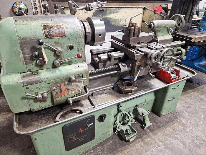 Used COLCHESTER TRIUMPH ROUNDHEAD 15" x 30" GAP BED CENTRE LATHE
