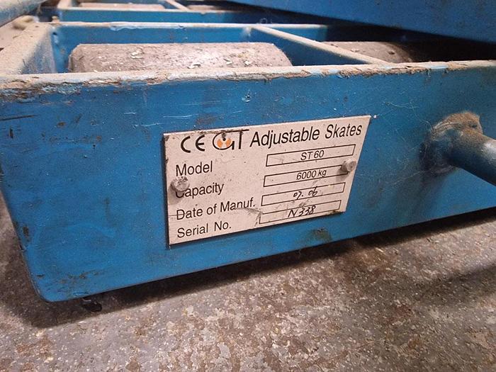 Used 2006 GT ADJUSTABLE MACHINE MOVING SKATES