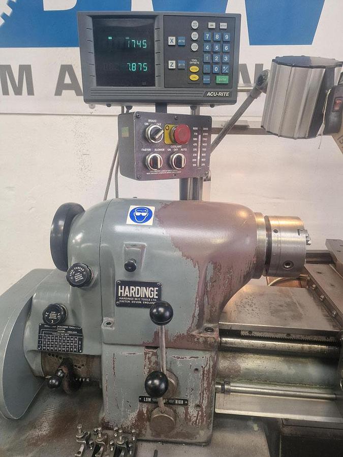 Used HARDINGE  HLVH SUPER PRECISION TOOLROOM LATHE