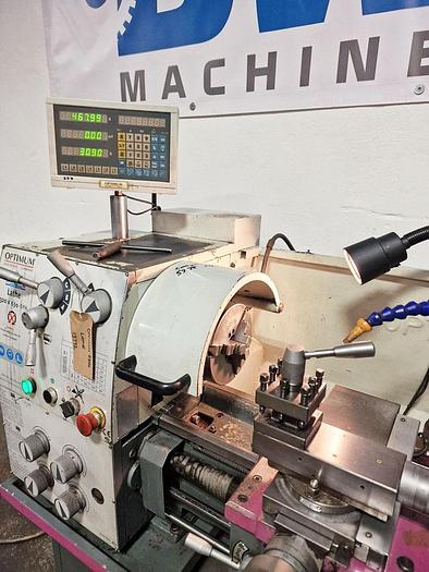 Used OPTIMUM D340 x 630 GAP BED CENTRE LATHE