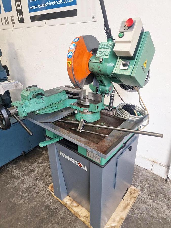 Used PEDRAZZOLI BROWN 300 PULL DOWN CIRCULAR SAW