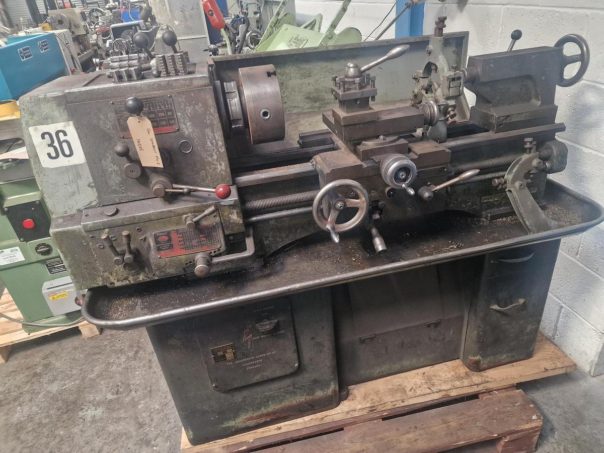 Used COLCHESTER STUDENT Mk.2  13" x 24" GAP BED CENTRE LATHE