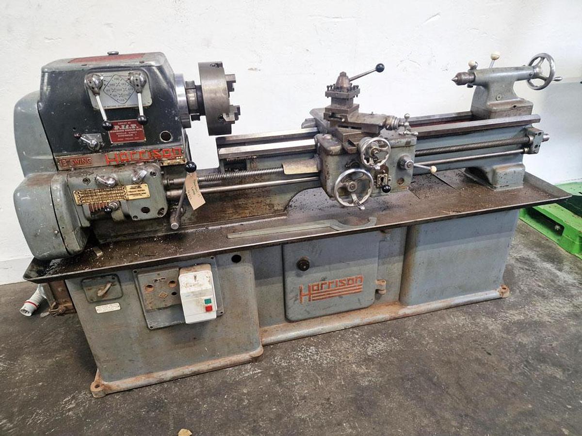 Used HARRISON 13" x 36" GAP BED CENTRE LATHE