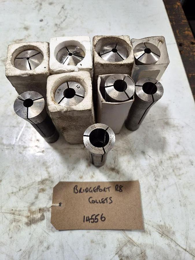Used BRIDGEPORT R8 COLLETS