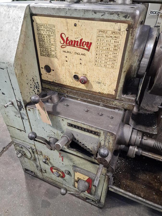 Used STANLEY 14" x 40" GAP BED CENTRE LATHE