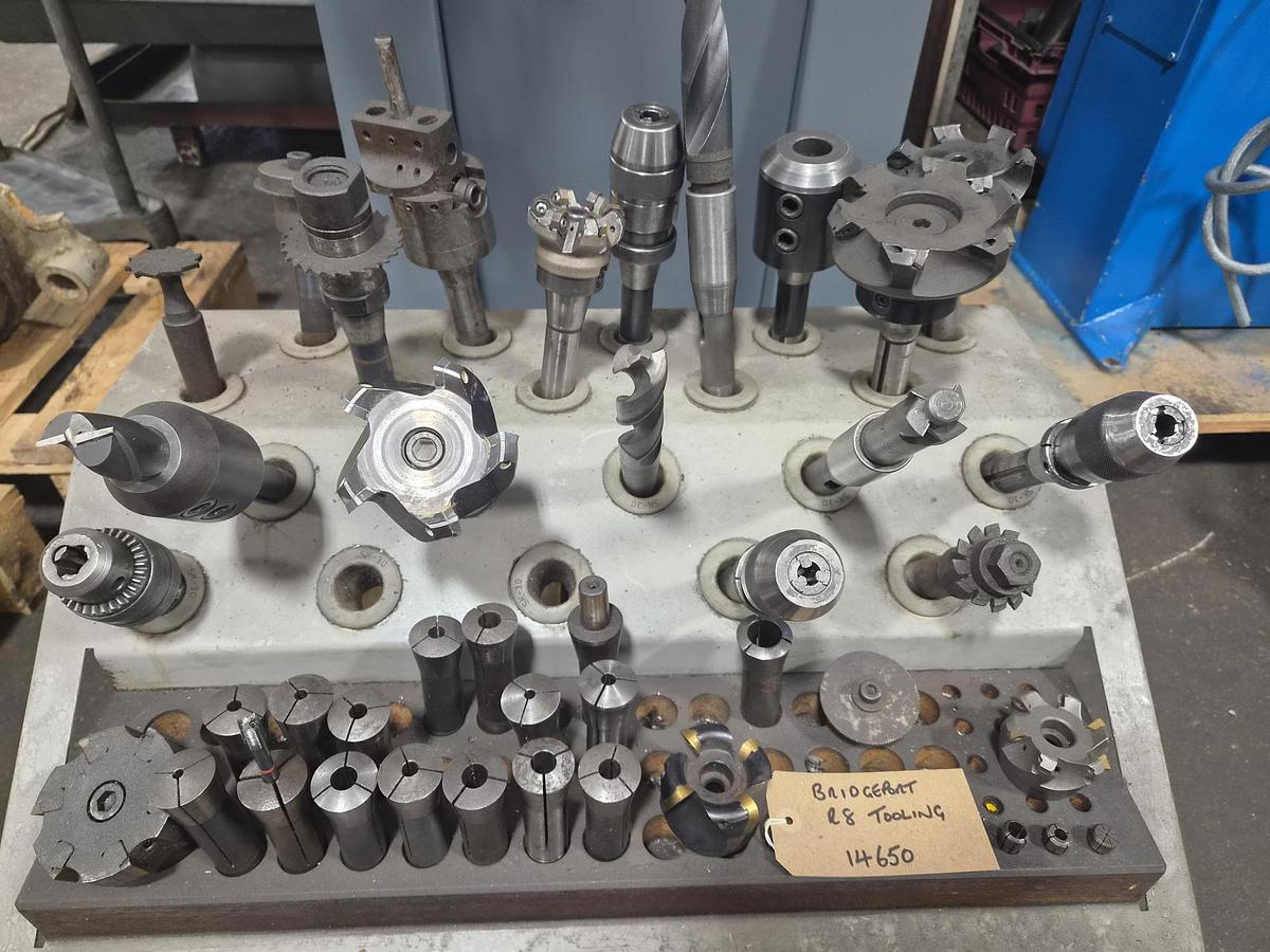 Used BRIDGEPORT R8 TOOLING