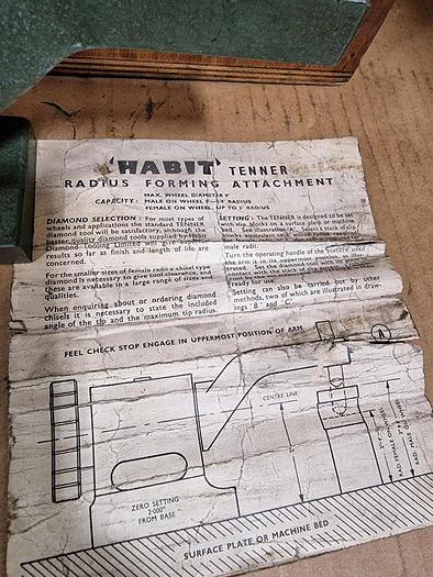 Used HABIT RADIUS FORMING ATTACHMENT