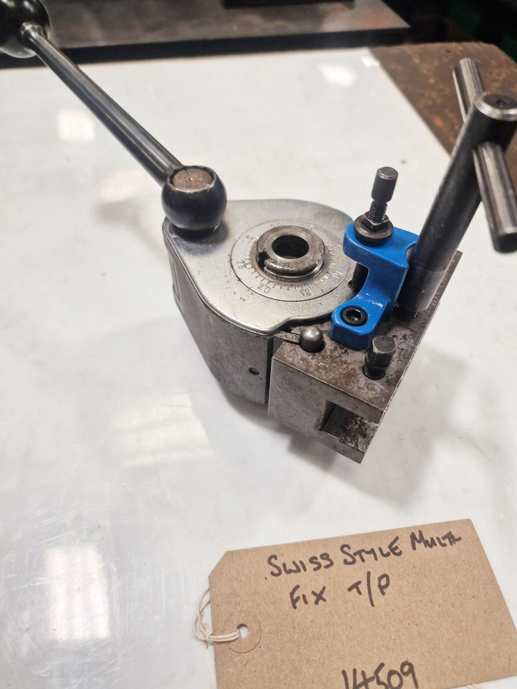 Used SWISS STYLE MULTIFIX LATHE TOOLPOST