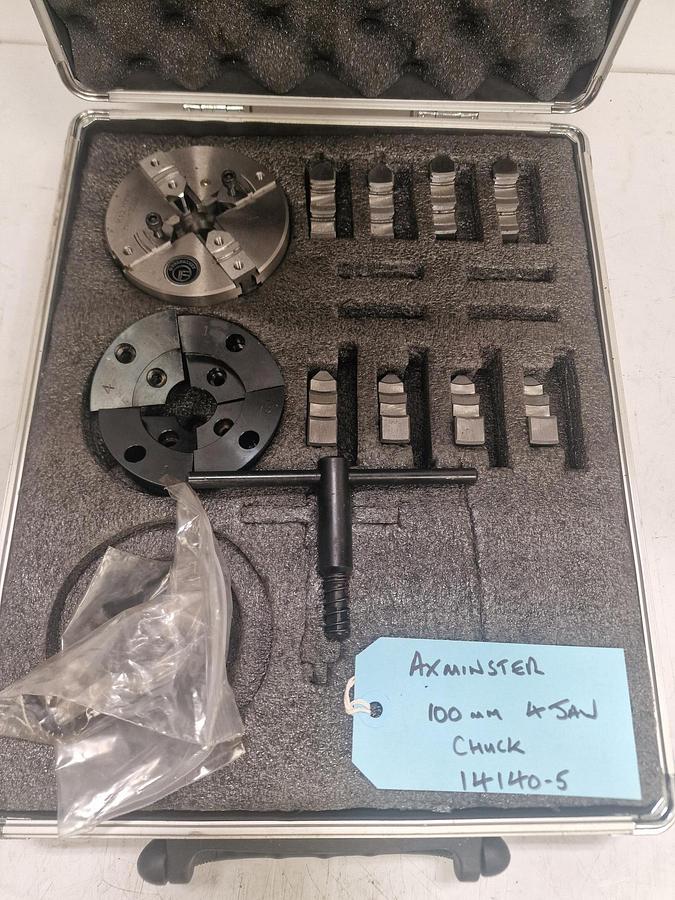 Used AXMINSTER K12 100BL 4 JAW CHUCK