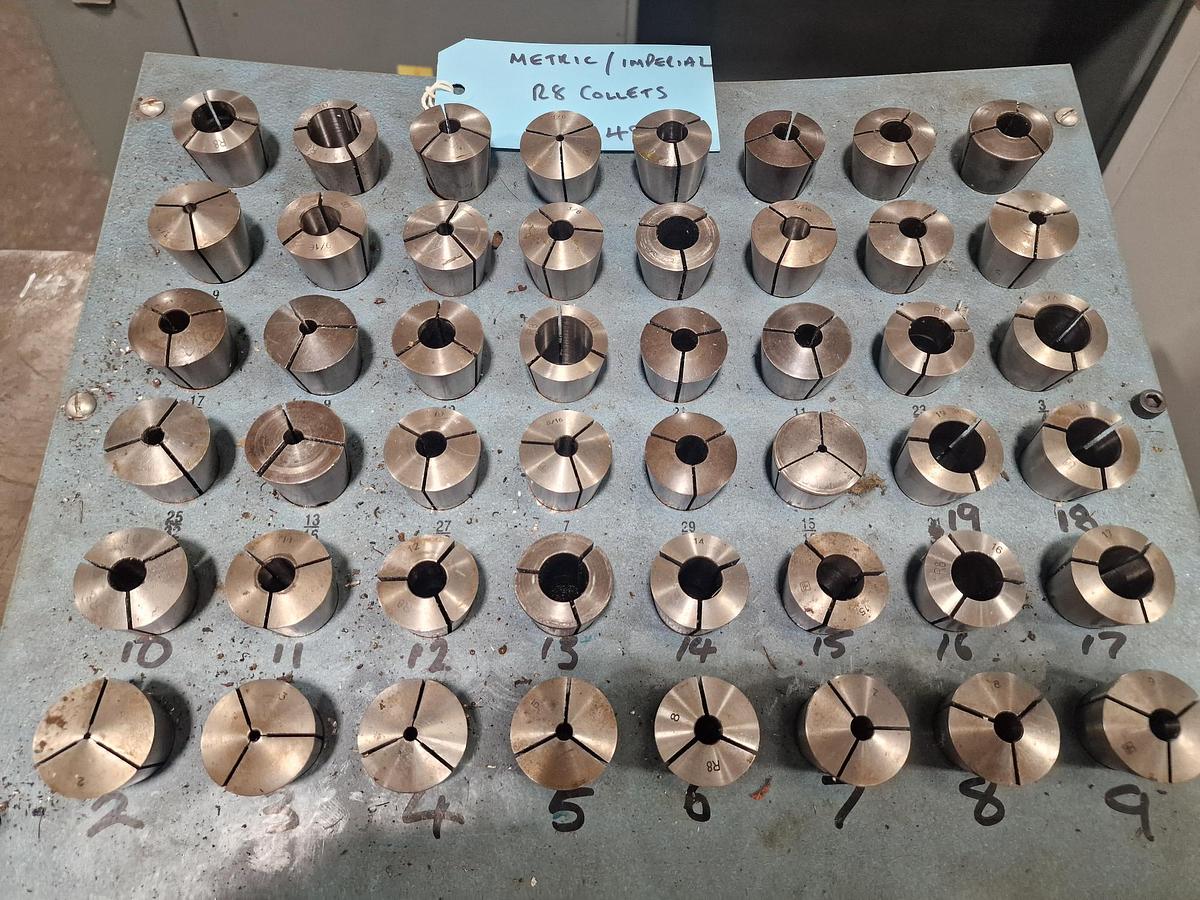 Used MISCELLANEOUS R8 COLLETS
