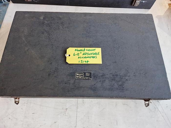 Used MOORE & WRIGHT ADJUSTABLE MICROMETERS