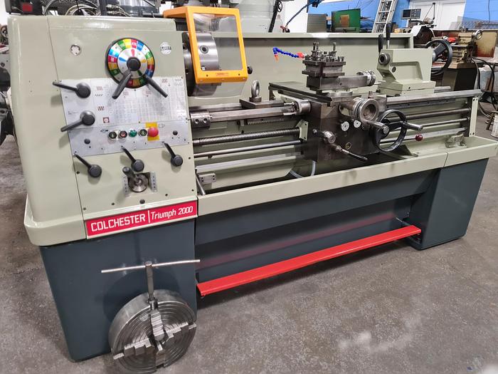 Refurbished COLCHESTER TRIUMPH 2000 15" x 50" GAP BED CENTRE LATHE