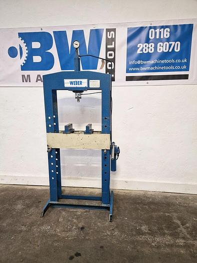 Used WEBER KFP10 HYDRAULIC GARAGE PRESS