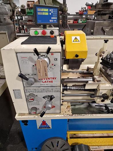 Used CHESTER COVENTRY LATHE 12" x 32" GAP BED CENTRE LATHE