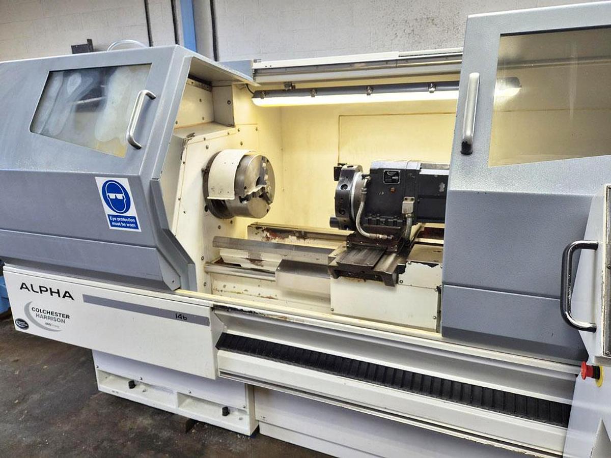Used 2009 COLCHESTER HARRISON ALPHA 1460XT CNC / MANUAL COMBINATION LATHE