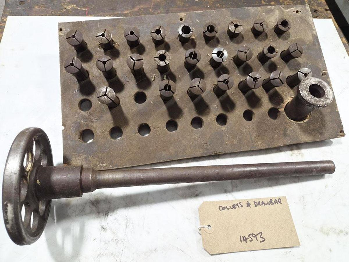 Used HARDINGE R3SB COLLETS & DRAW TUBE & SPINDLE NOSE
