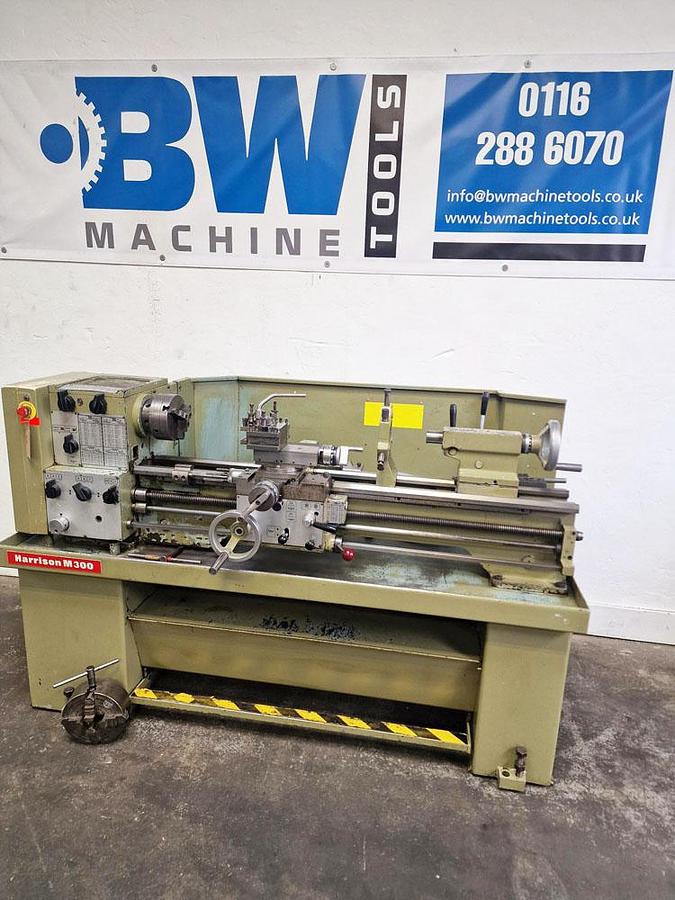 Used HARRISON M300 13" x 40" GAP BED CENTRE LATHE