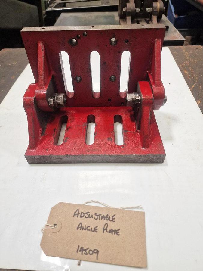 Used UNKNOWN ADJUSTABLE ANGLE PLATE