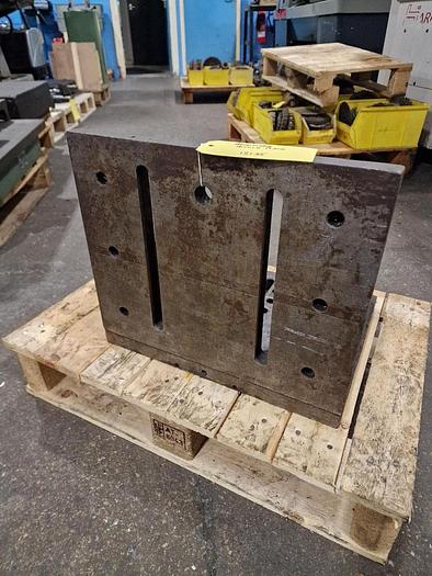Used UNION CAST IRON ADJUSTABLE ANGLE PLATE
