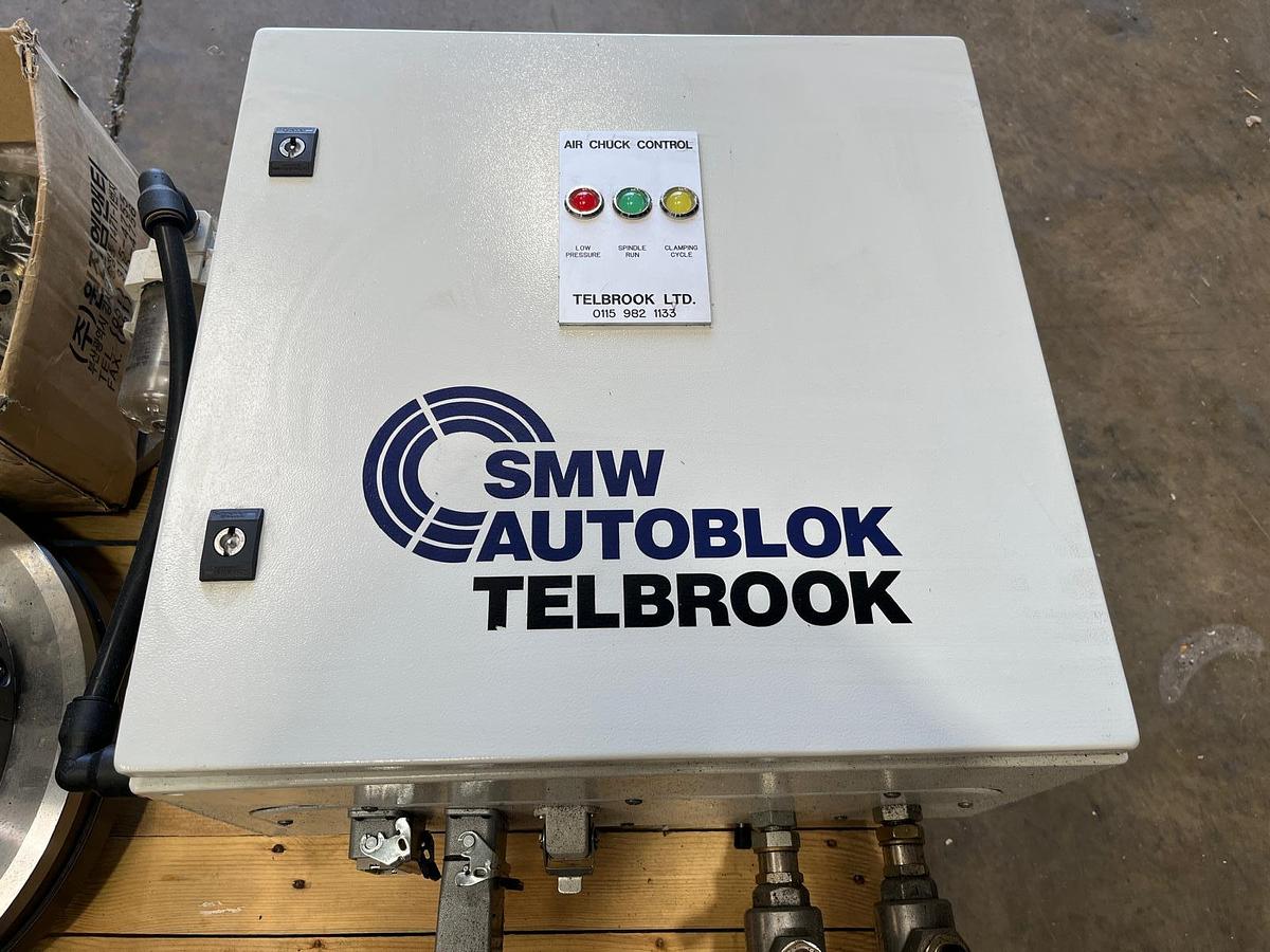 Used SMW SP 280-92 PNEUMATIC 3 JAW CHUCK