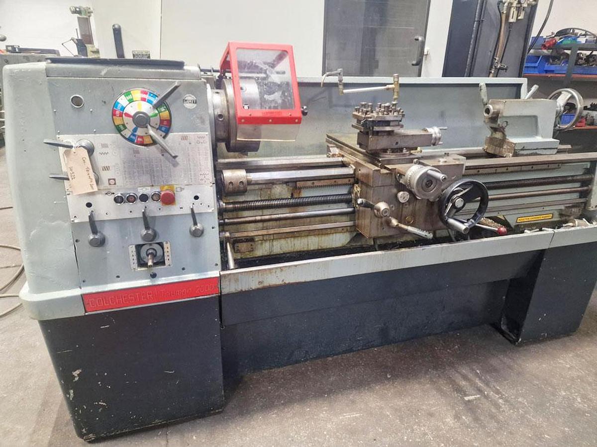 Used COLCHESTER TRIUMPH 2000 15" x 50" GAP BED CENTRE LATHE