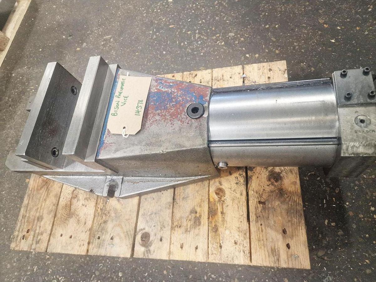 Used BISON PNEUMATIC VICE