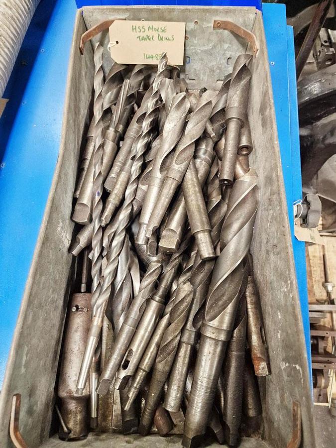 Used UNKNOWN HSS MORSE TAPER DRILLS