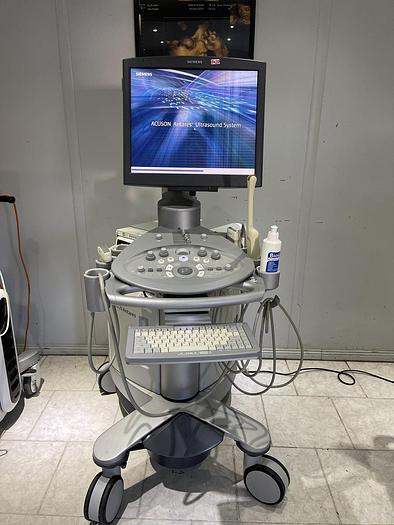 Gebraucht Siemens Acuson Antares Ultrschallsystem mit 3x Sonden, Mitsubishi P93D Drucker, DVD Recorder