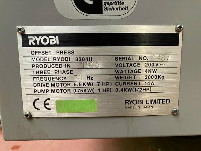Utilisé 1999 RYOBI 3304H