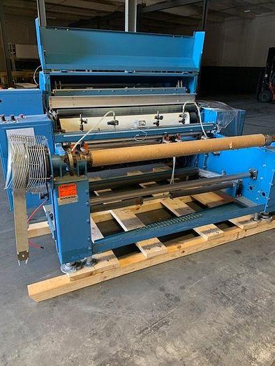 Used 60" ROSENTHAL SHEETER MODEL WM-5HIRSHEAAAAP-OK24 W/ OUTPUT CONVEYOR