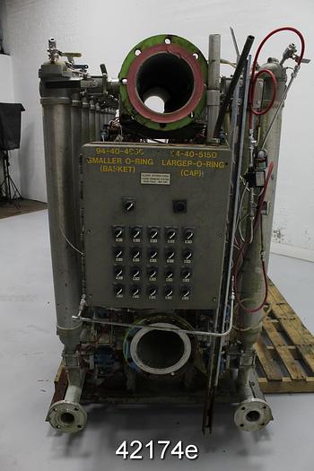 Used Aes 20 Bank Canister Filter With Auto Back Flush System #42174