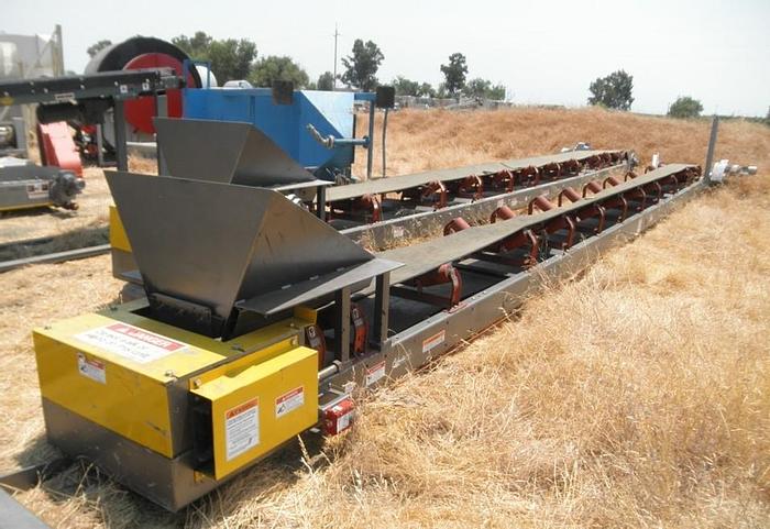 Used Conveyor, Belt, 18" x 30', C/st, Rubber Belt, Incline, #C741149