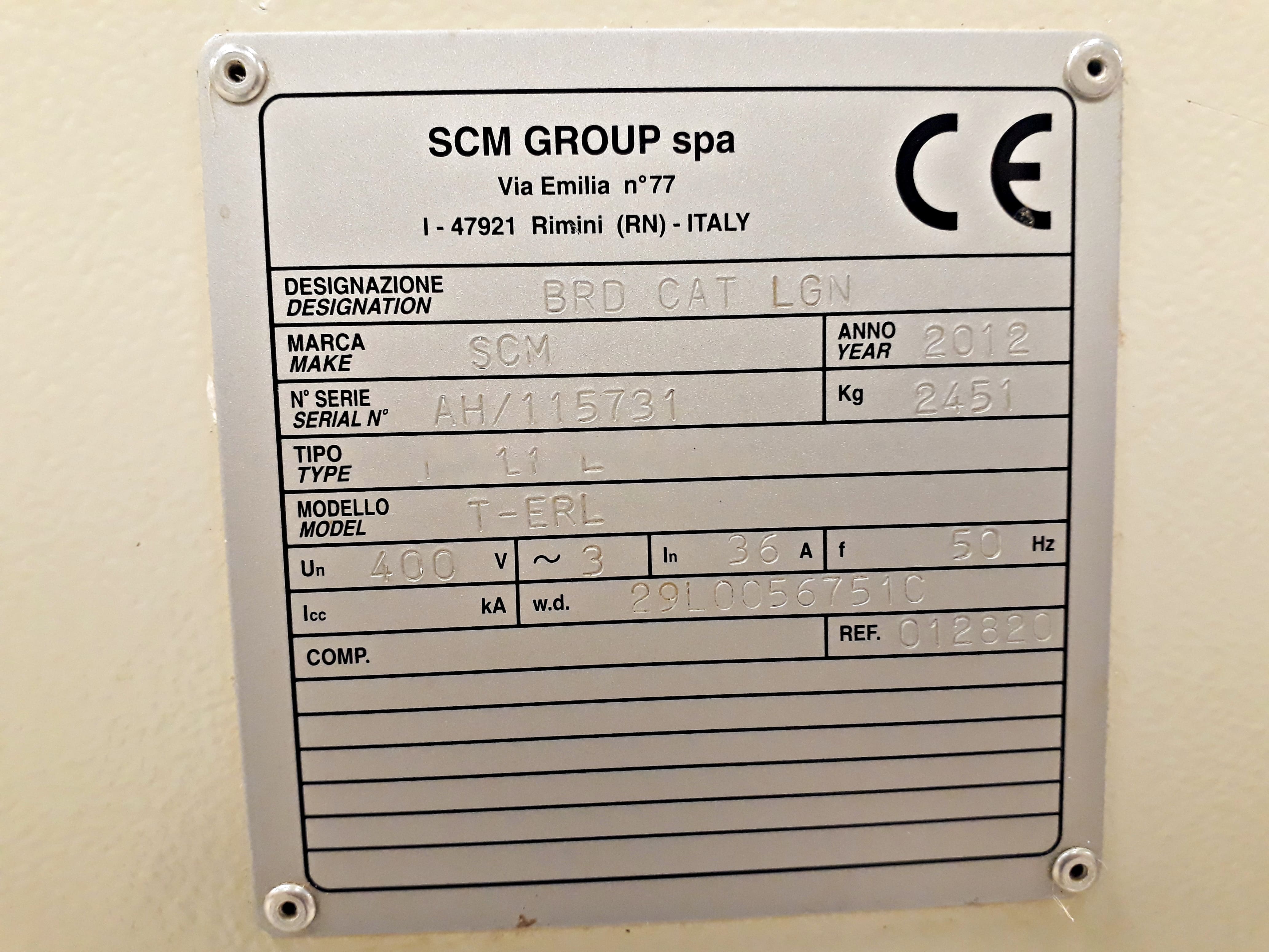Used SCM Olimpic K800 - 2012