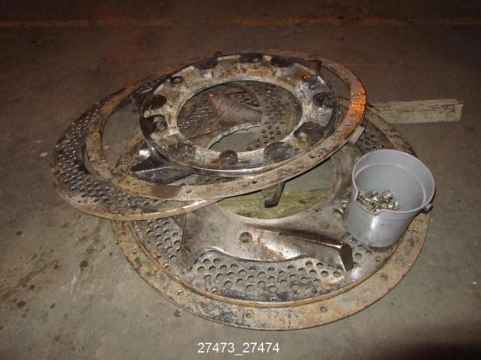 Used Beloit V350 Pulper Drive Beloit Shark V350,  From Model 3396 Pulper, 42" Rotor, And Extraction Chamber, 1" Holes On Extraction Plate #27473