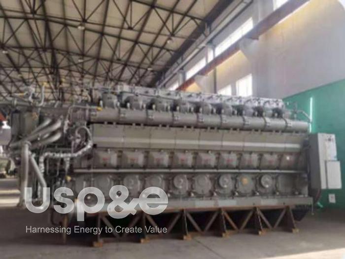 Used 8.6 MW 2011 New STX MAN 18V32/40 HFO Generator Sets