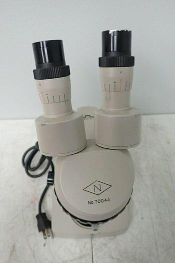 Used N No. 70044 0.67-4.5X Stereo Zoom Microscope with (2) W 10X Eyepieces