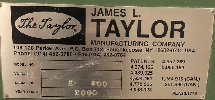 Used Taylor 20 Section Clamp Carrier