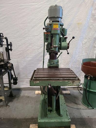 Used Johansson Radial Arm Drill Press DEEP REACH DRILLING