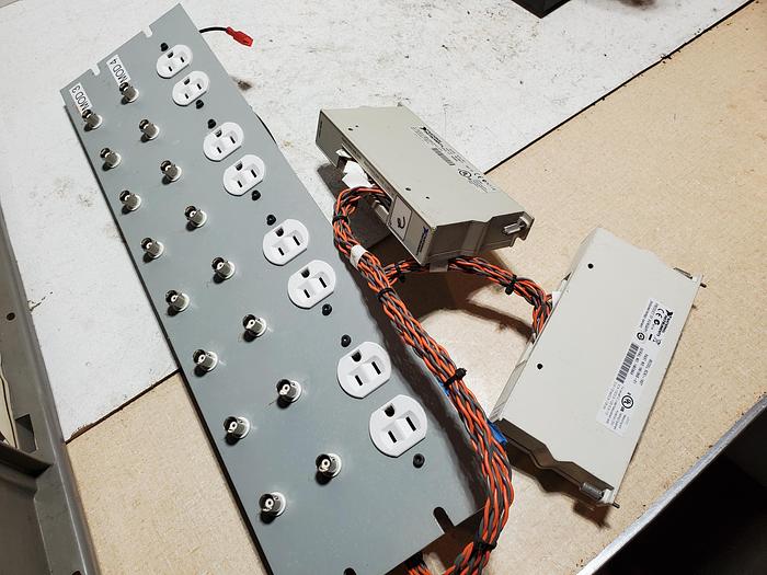Used NEW LISTINGNI (Lot of 2) SCXI-1327 High-Voltage Attenuator Terminal Block w/16 ch. circuit