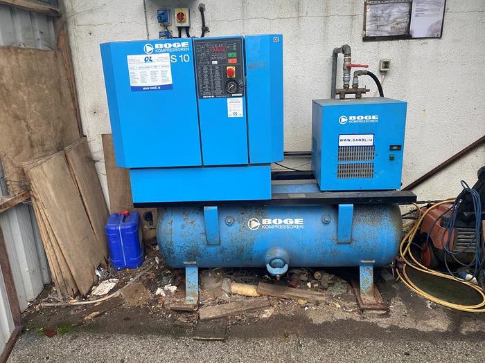 Used 2002 Boge S10 Screw Air Compressor