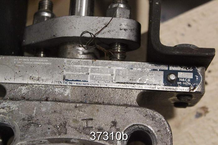 Used Jamesbury 4" Hand Operated Butterfly Valve, 4 815L-11-3600 MT #37310