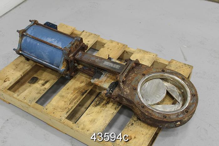 Used Dezurik 8" Air Operated V-Port Valve #43594