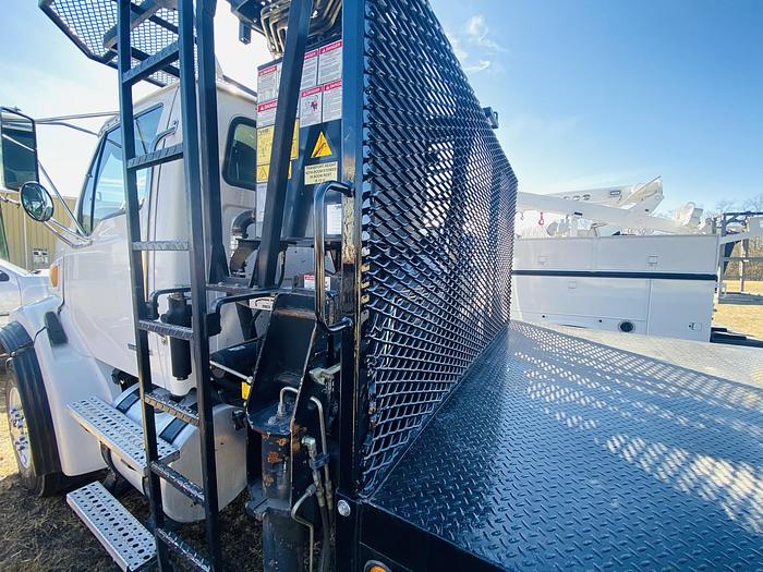 Used 2006 Sterling Flatbed Hiab Crane Truck