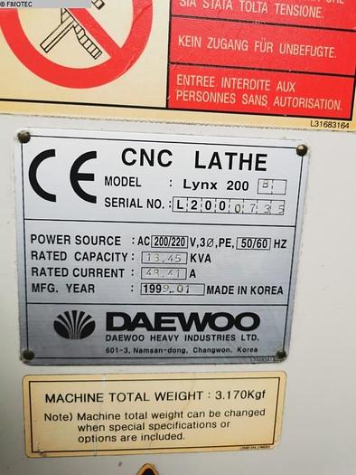 Used 1999 DOOSAN DAEWOO LYNX 200 B