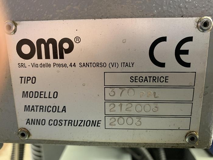 Used DAKE Automatic Cold Saw Model OMP EUROMATIC 370 PPL 14.5"