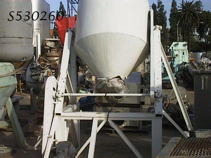 Used Mixer, Conical, 20 CF, Teflon, MacLellan, Mdl 5 #S530260