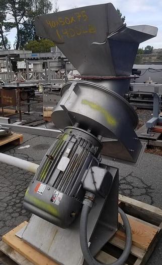 Used Mill, Disintegrator, Rietz, Mdl RP-18-K-133, S/st, 50 HP, B #S743487