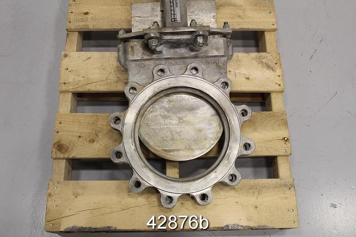 Used Dezurik 10" Hand Operated Knife Gate Valve #42876