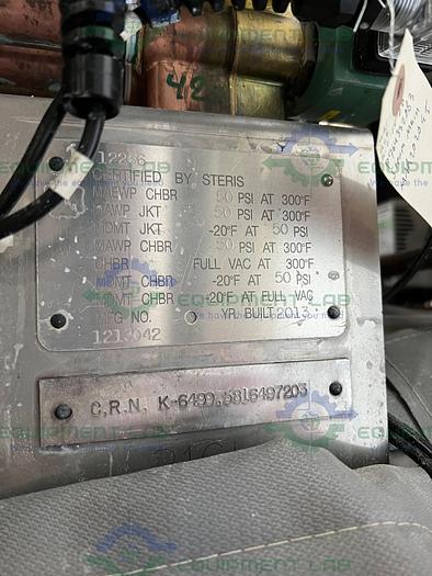 Used Steris Amsco  Lab 250 LV-250 Laboratory Autoclave / Steam Sterilizer 8.7 Cu, Ft